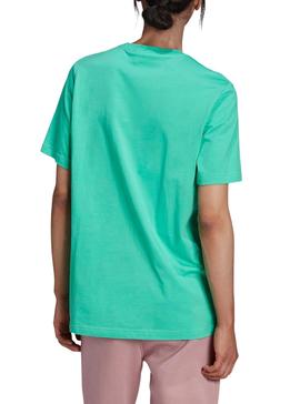 Camiseta Adidas Loungewear Verde para Hombre