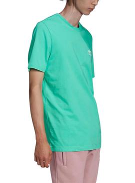 Camiseta Adidas Loungewear Verde para Hombre