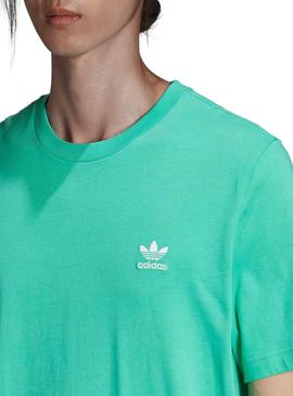 Camiseta Adidas Loungewear Verde para Hombre