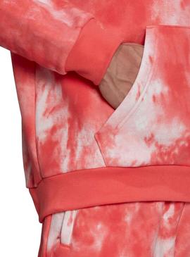 Sudadera Adidas Essential Tie Dye Rosa para Hombre