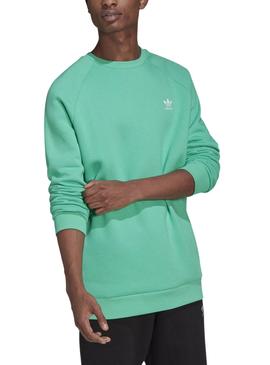 Sudadera Adidas Originals Essential Crew Verde