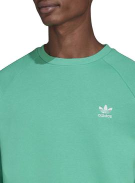 Sudadera Adidas Originals Essential Crew Verde