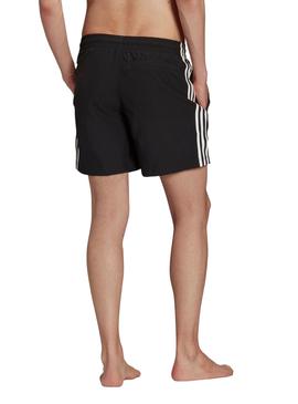 Bañador Adidas 3 Bandas Negro para Hombre