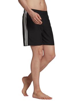 Bañador Adidas 3 Bandas Negro para Hombre