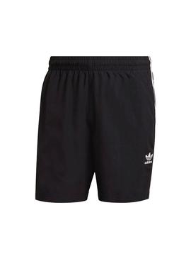 Bañador Adidas 3 Bandas Negro para Hombre