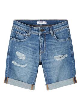 Bermudas Name It Cesar Tardin Azul para Niño