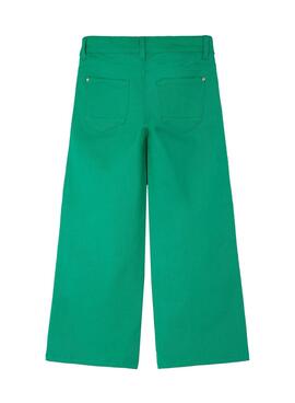 Pantalon Name It Wide Tazza Verde para Niña