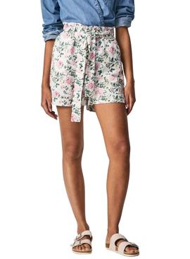 Short Pepe Jeans Leah Estampado Floral Multi Mujer