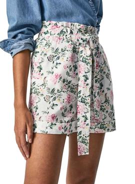 Short Pepe Jeans Leah Estampado Floral Multi Mujer