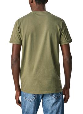 Camiseta Pepe Jeans Akeem Verde para Hombre