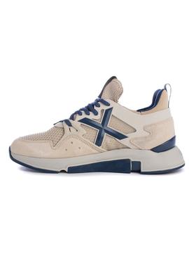Zapatillas Munich Clik 19 Beige Para Hombre