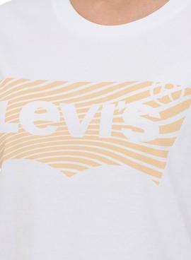 Camiseta Levis The Perfect Tee Blanca para Mujer