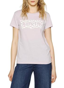 Camiseta Levis The Perfect Tee Lila para Mujer