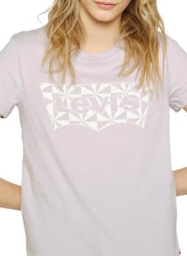 Camiseta Levis The Perfect Tee Lila para Mujer