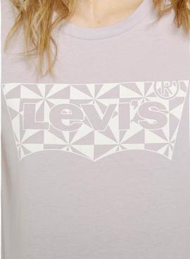 Camiseta Levis The Perfect Tee Lila para Mujer