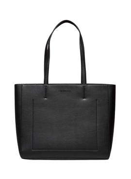 Bolso Calvin Klein Sculpted Shopper Negro Mujer