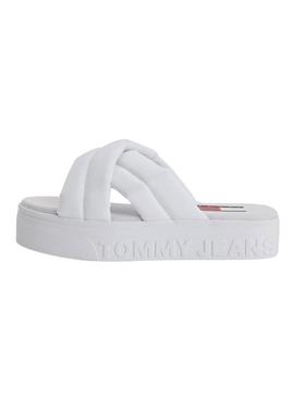 Sandalias Tommy Jeans Plataform Blancas para Mujer