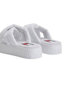 Sandalias Tommy Jeans Plataform Blancas para Mujer