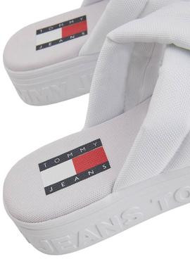 Sandalias Tommy Jeans Plataform Blancas para Mujer