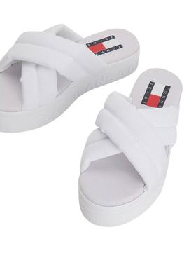 Sandalias Tommy Jeans Plataform Blancas para Mujer