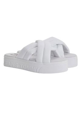 Sandalias Tommy Jeans Plataform Blancas para Mujer