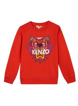 Sudadera Kenzo TIGER JG 4 Naranja Oscuro