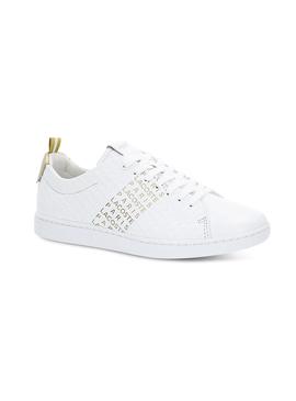 Zapatilla Lacoste Carnaby Evo 119 Dorado Mujer