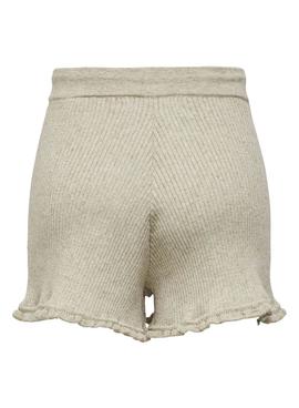 Short Only Lina Ruffle Verde para Mujer