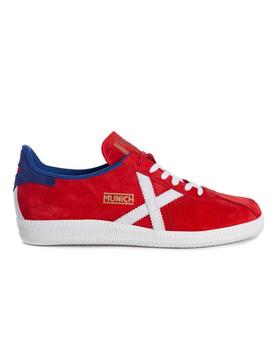 Zapatillas Munich Barru 116 Rojo Para Hombre