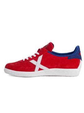 Zapatillas Munich Barru 116 Rojo Para Hombre