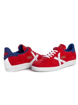 Zapatillas Munich Barru 116 Rojo Para Hombre