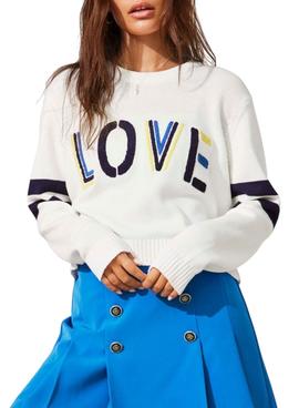 Jersey Only Kaisa Love Blanco para Mujer