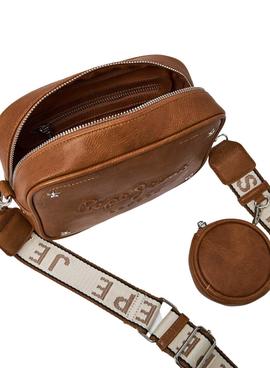 Bolso Pepe Jeans Bassy Marron para Mujer