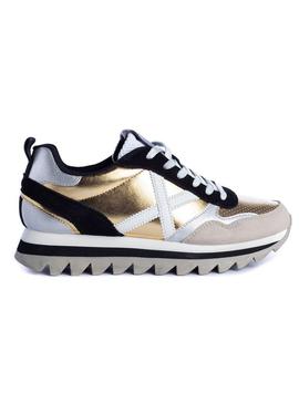Zapatillas Munich Ripple 31 Dorado Para Mujer