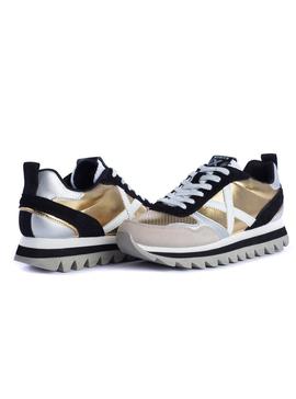 Zapatillas Munich Ripple 31 Dorado Para Mujer
