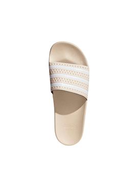 Chanclas Adidas Adilette Beige para Mujer