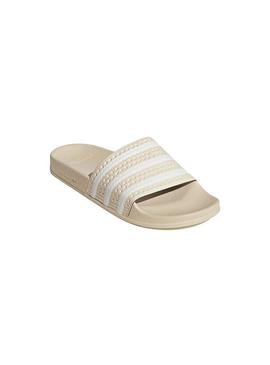 Chanclas Adidas Adilette Beige para Mujer