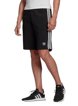 Bermuda Adidas 3 Bandas Negra para Hombre