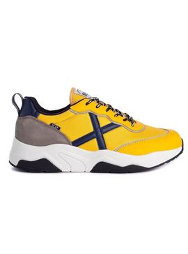 Zapatillas Munich Wave 87 Amarillo Para Hombre