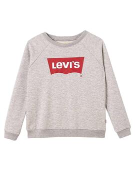 Sudadera Levis Miam Gris Niña