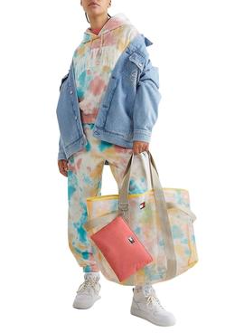 Bolso Tommy Jeans Tote Tie Dye Multi para Mujer