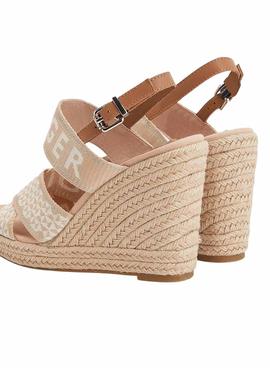 Sandalias Tommy Hilfiger Webbing Wedge para Mujer