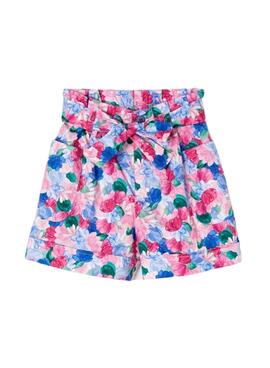 Pantalón Mayoral Corto Floral Para Niña