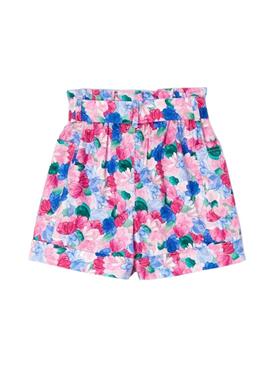 Pantalón Mayoral Corto Floral Para Niña