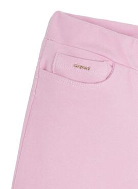 Pantalon Mayoral Skinny Punto Sarga  Rosa Niña