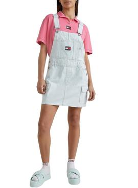 Pichi Vaquero Tommy Jeans Dungaree Azul para Mujer