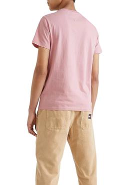 Camiseta Tommy Jeans Entry Graphic Rosa Hombre