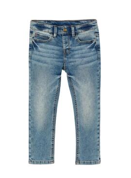 Pantalón Mayoral Slim Fit Denim Claro Para Niño