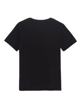 Camiseta Mayoral Básica 3D Negra Para Niños