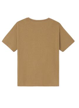 Camiseta Mayoral Calima Camel Para Niño